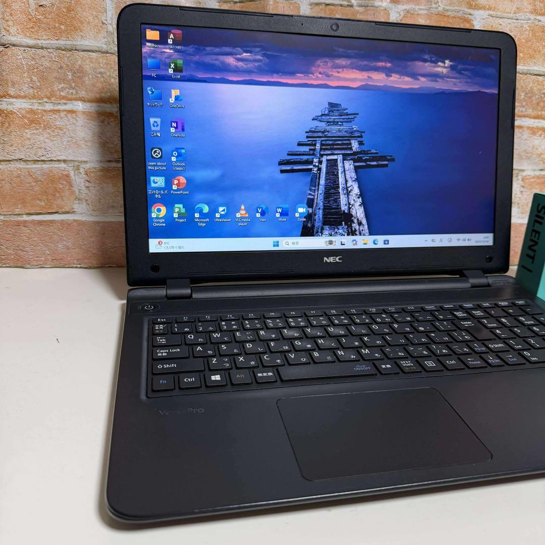 NECノート PC WebカメラSSDサクサク起動　Windows11オフィス付
