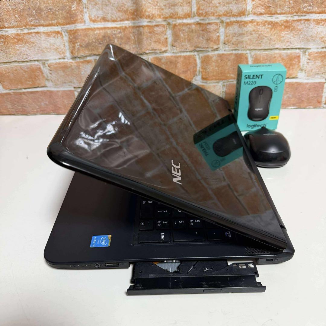 NECノート PC WebカメラSSDサクサク起動　Windows11オフィス付