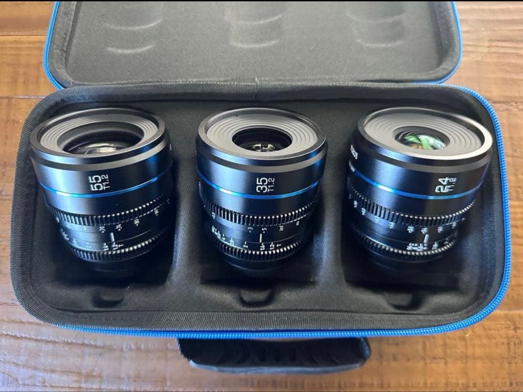 SIRUI Night Walker T1.2シネマレンズ24 35 55mm