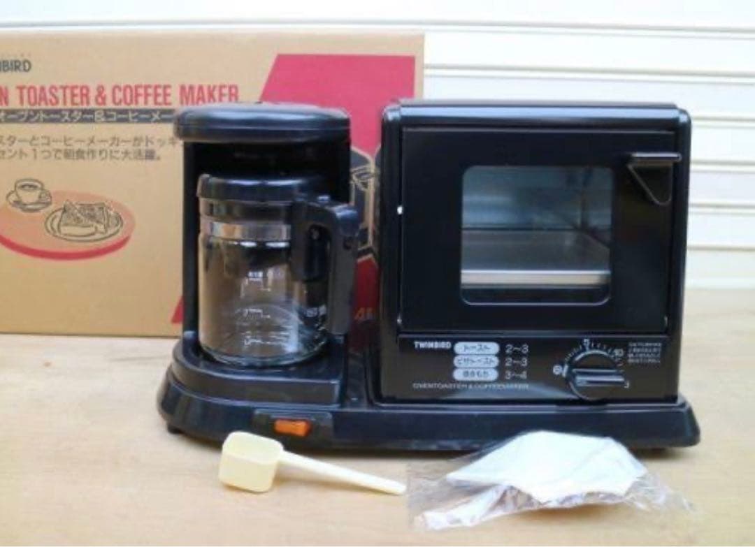B-壁 【一台二役】ツインバード オーブントースター＆コーヒーメーカー 2