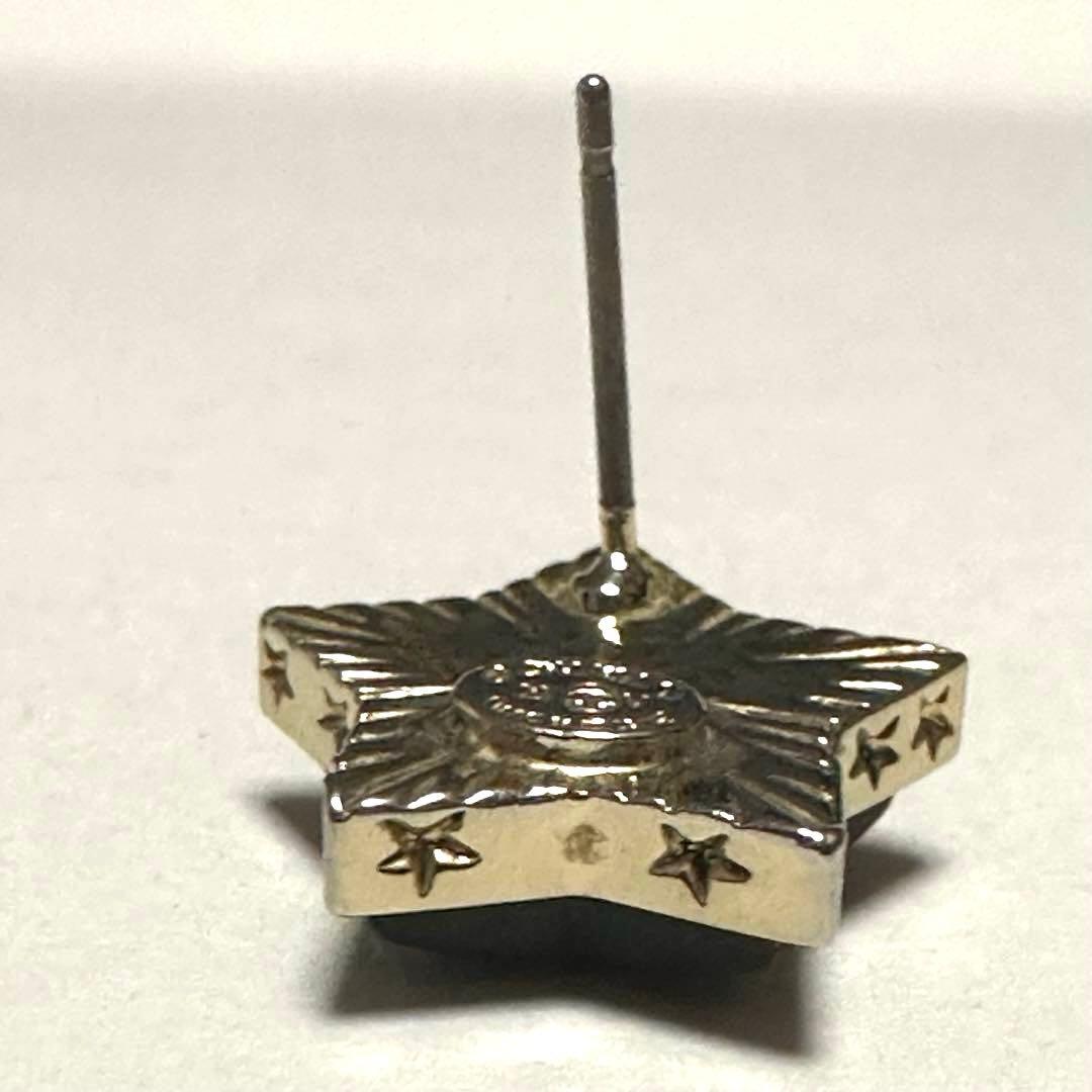 シャネル　CHANEL　ピアス　ココマーク　星　ブラック　ゴールド　ヴィンテージ