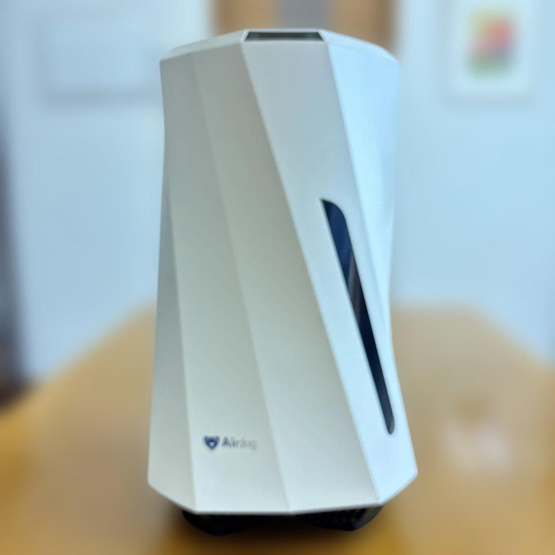Airdog ホワイト 加湿器 多面体デザイン