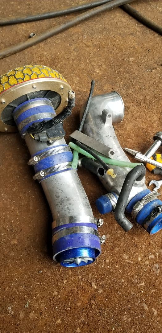 BP5 BL5 レガシィ　HKS　インテーク　エアクリーナー　毒キノコ　エアフロ