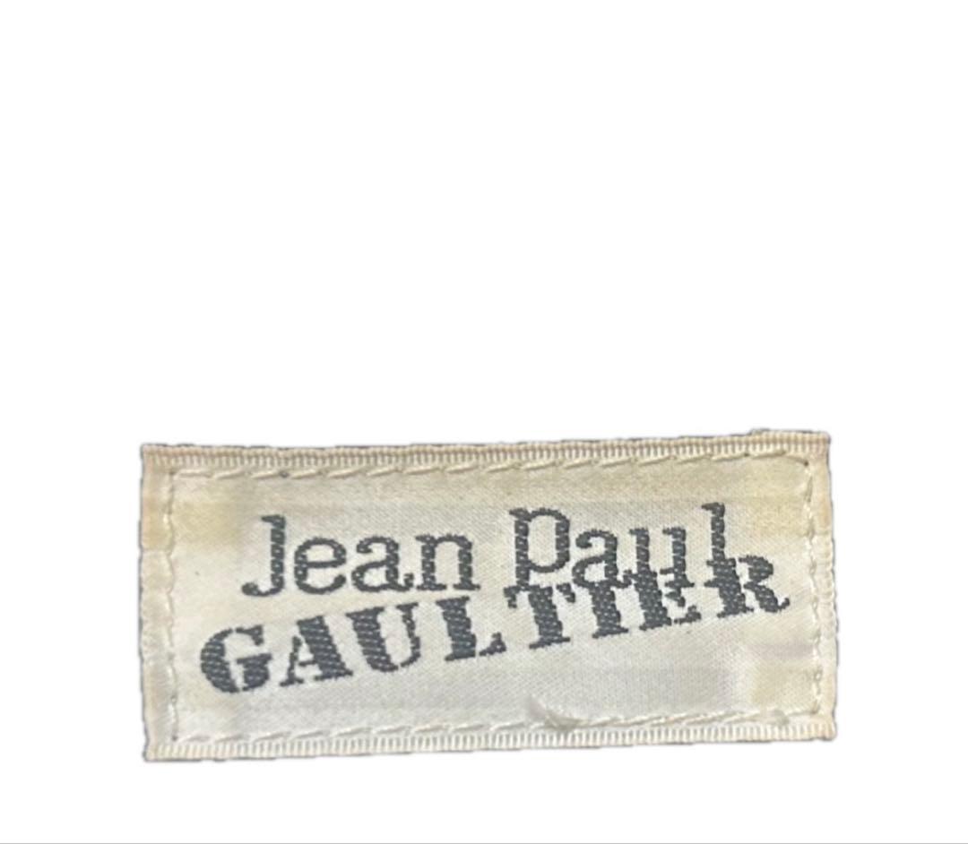 Jean Paul GAULTIER ゴルチエがま口　黒レザー ショルダーバッグ