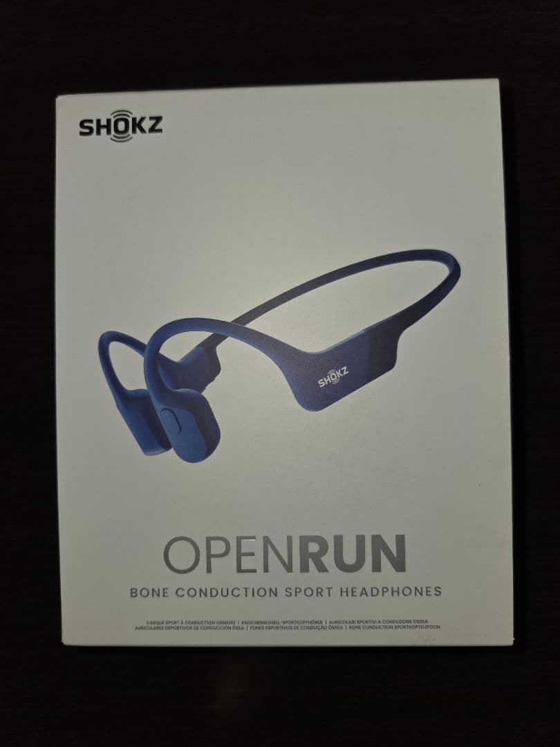 SHOKZ OPENRUN　骨伝導　ブルー