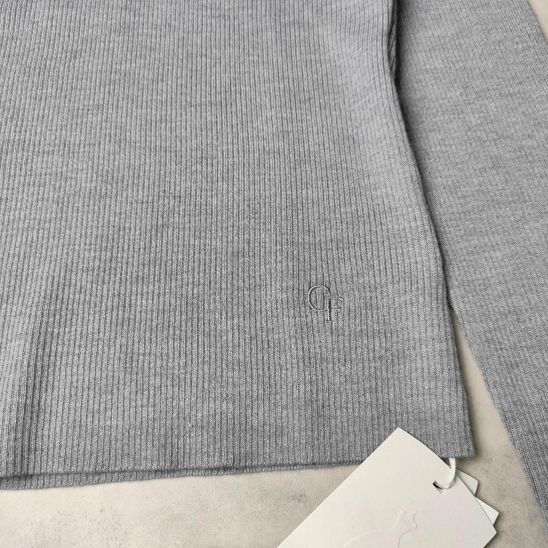 24aw 新品 シルク混衿付きニットプルオーバー CWNT245007