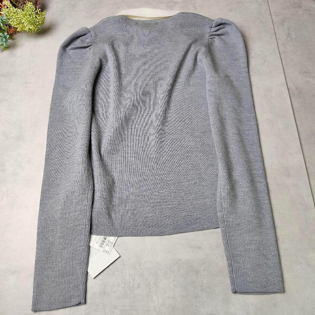 24aw 新品 シルク混衿付きニットプルオーバー CWNT245007