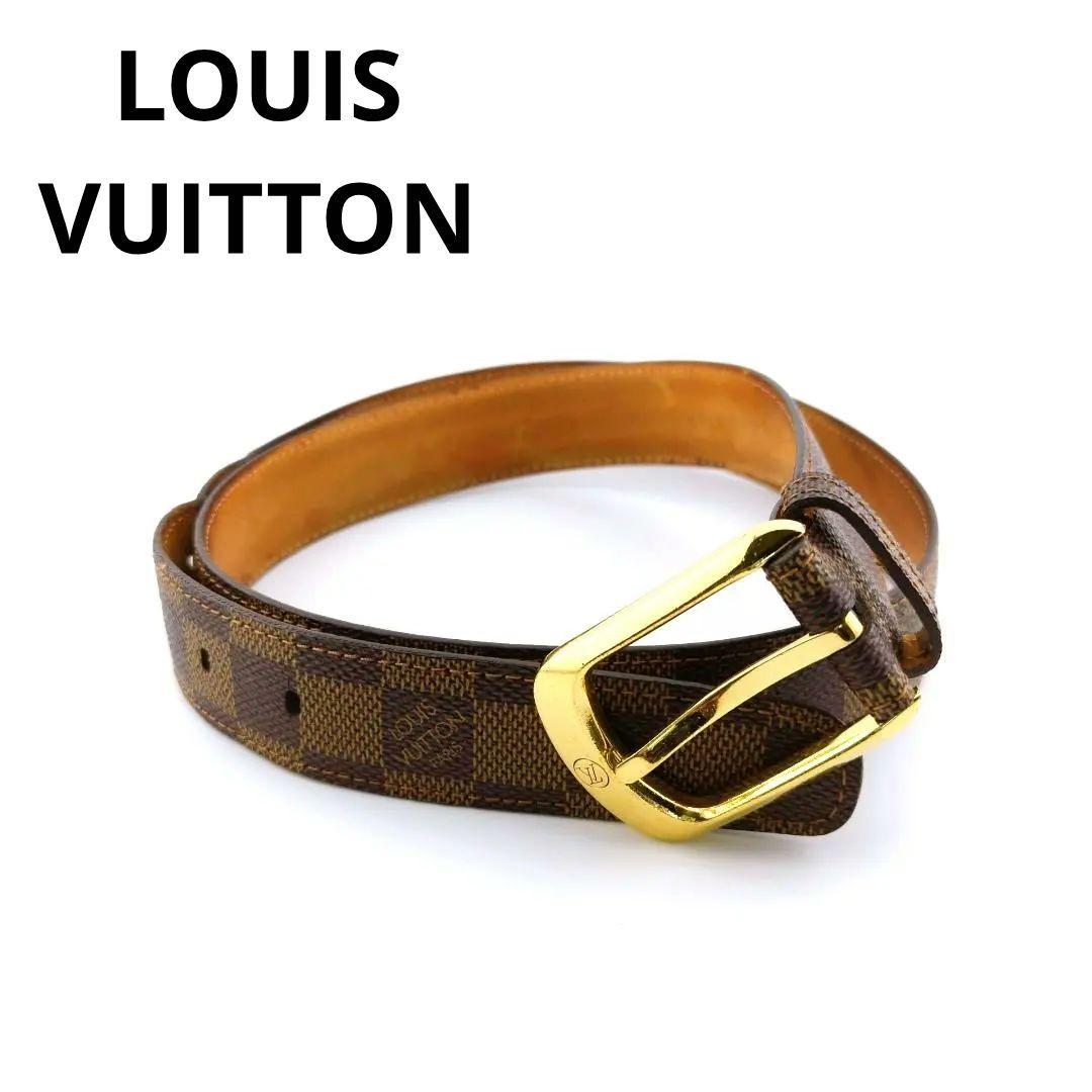 ルイヴィトン　サンチュール　エリプス　ベルト　ダミエ　 90/36