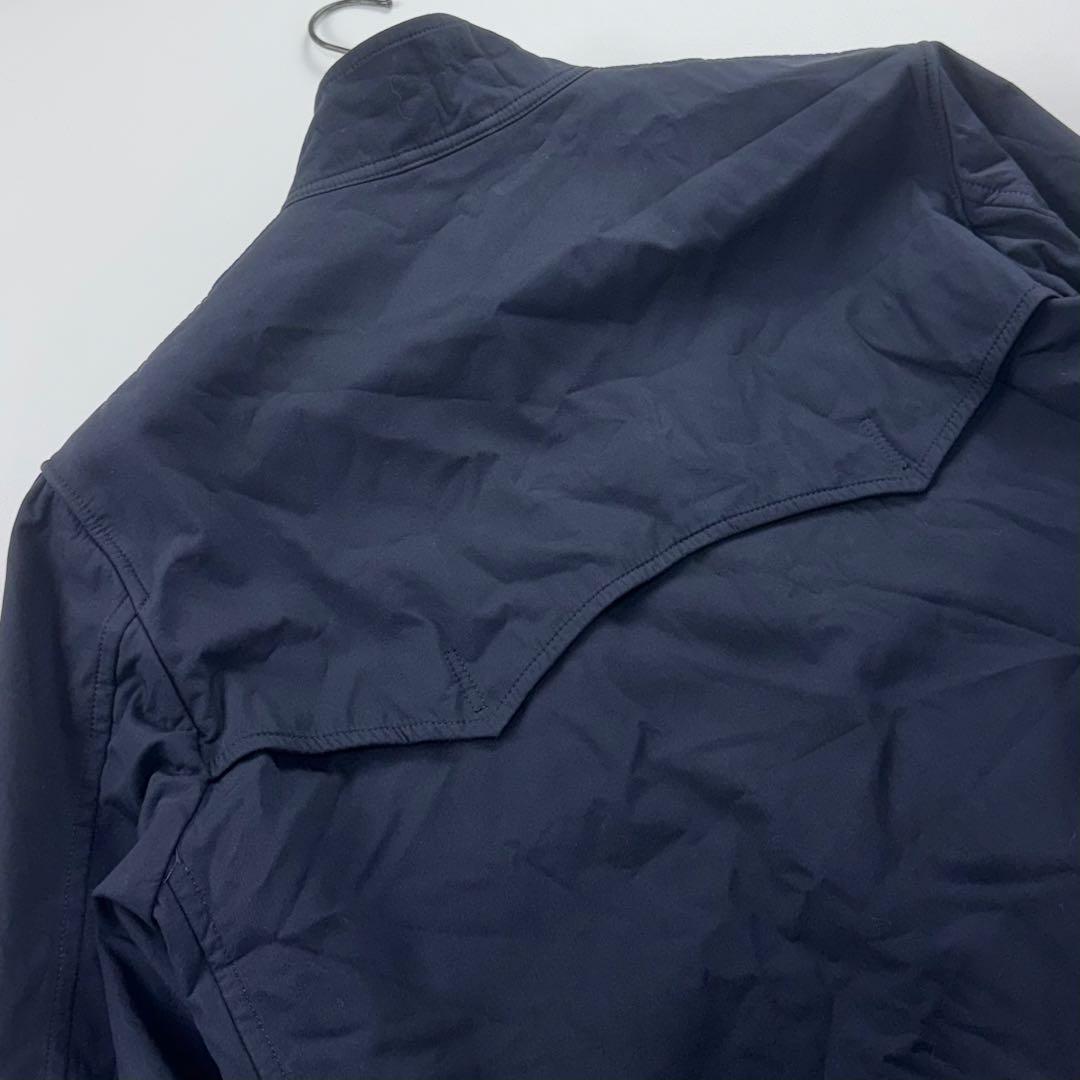 コムデギャルソンオム スイングトップ ドリズラージャケット 立ち襟 ネイビー