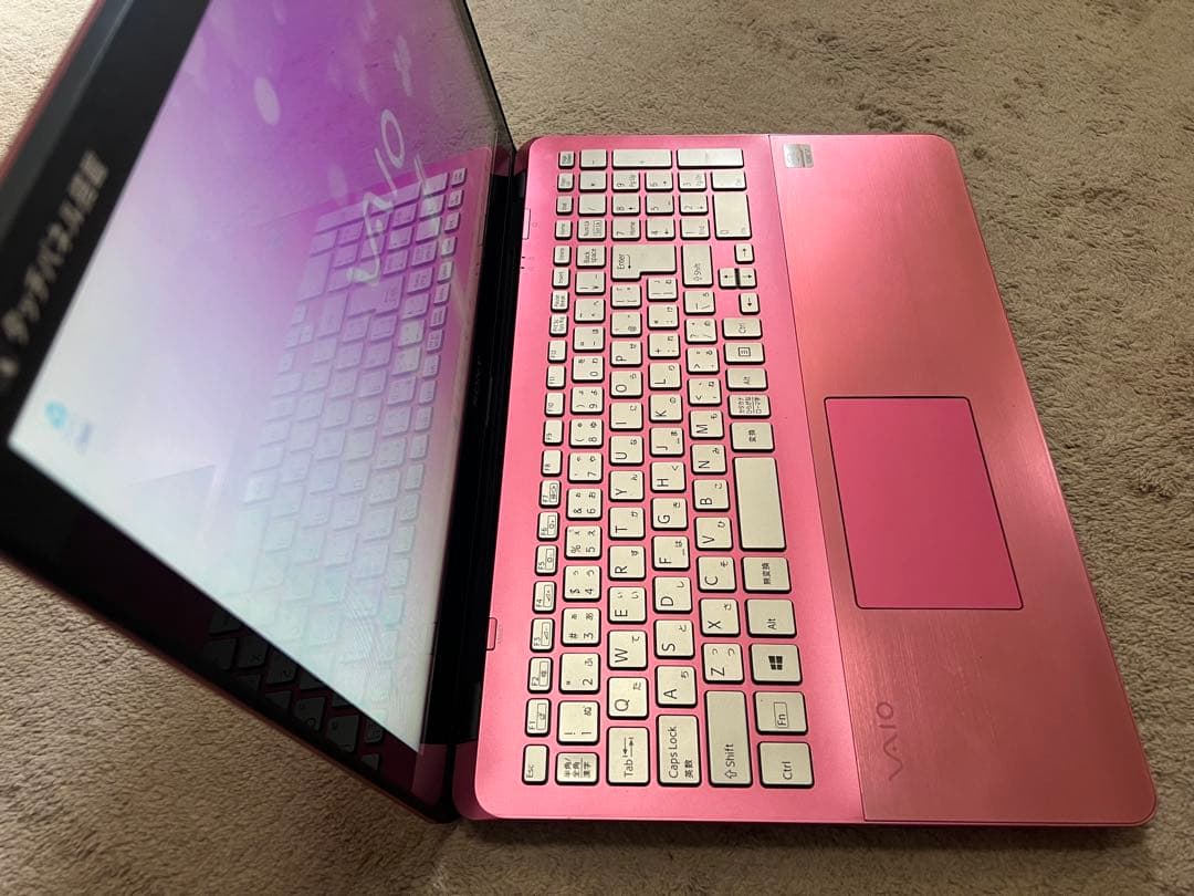 初心者向けノートパソコン VAIO PC ピンク Win11pro Corei7