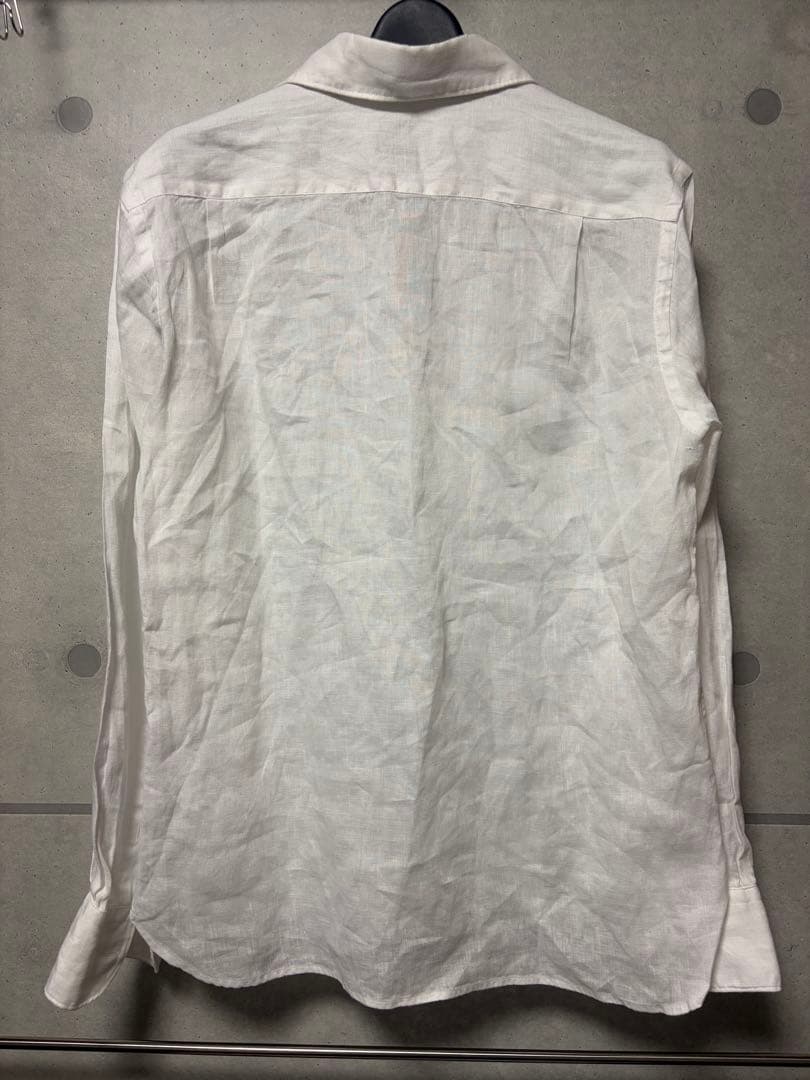 ORIAN / リネン プルオーバーシャツ M麻100% BEAMS Fイタリア