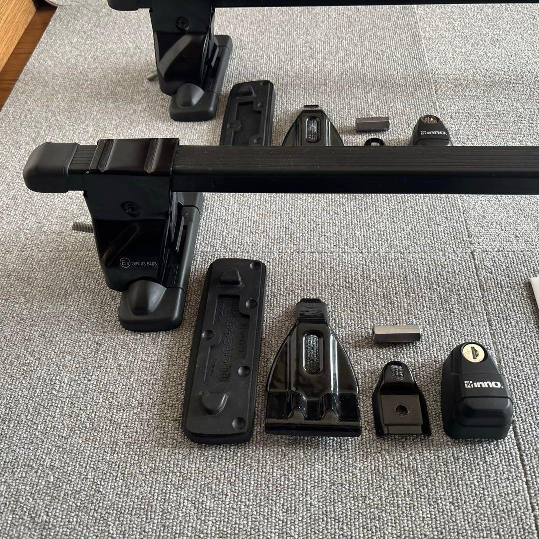 inno INSUTスクエアベースステー & ルーフキャリアIN559BK