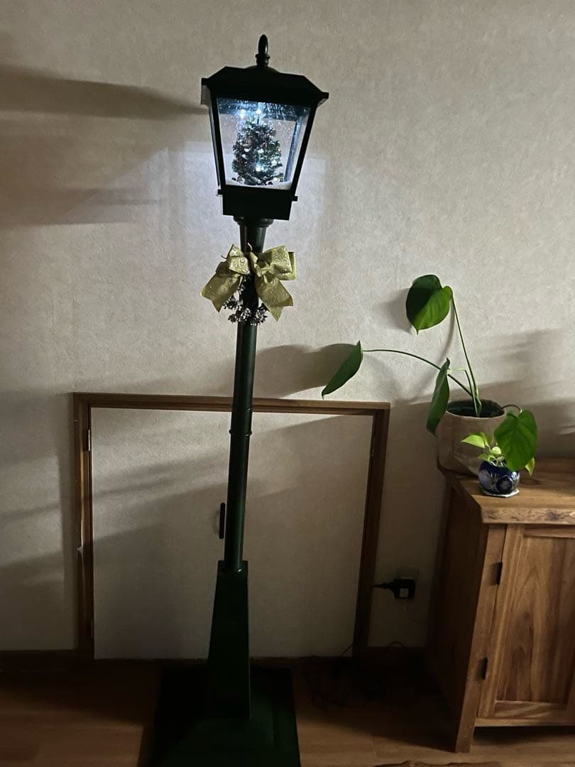 クリスマス装飾ランプ ミニツリー付き