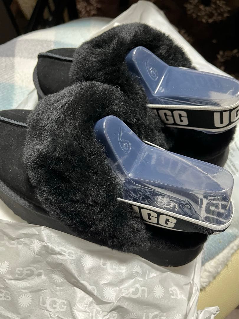 UGG ムートン ファンケット ブラック 23cm