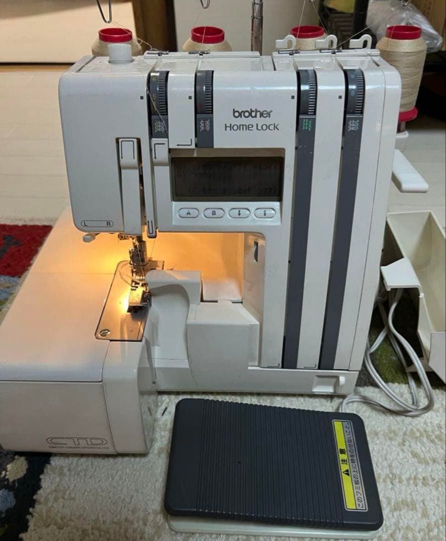 Brother Lock 2本針4本糸 ロックミシン