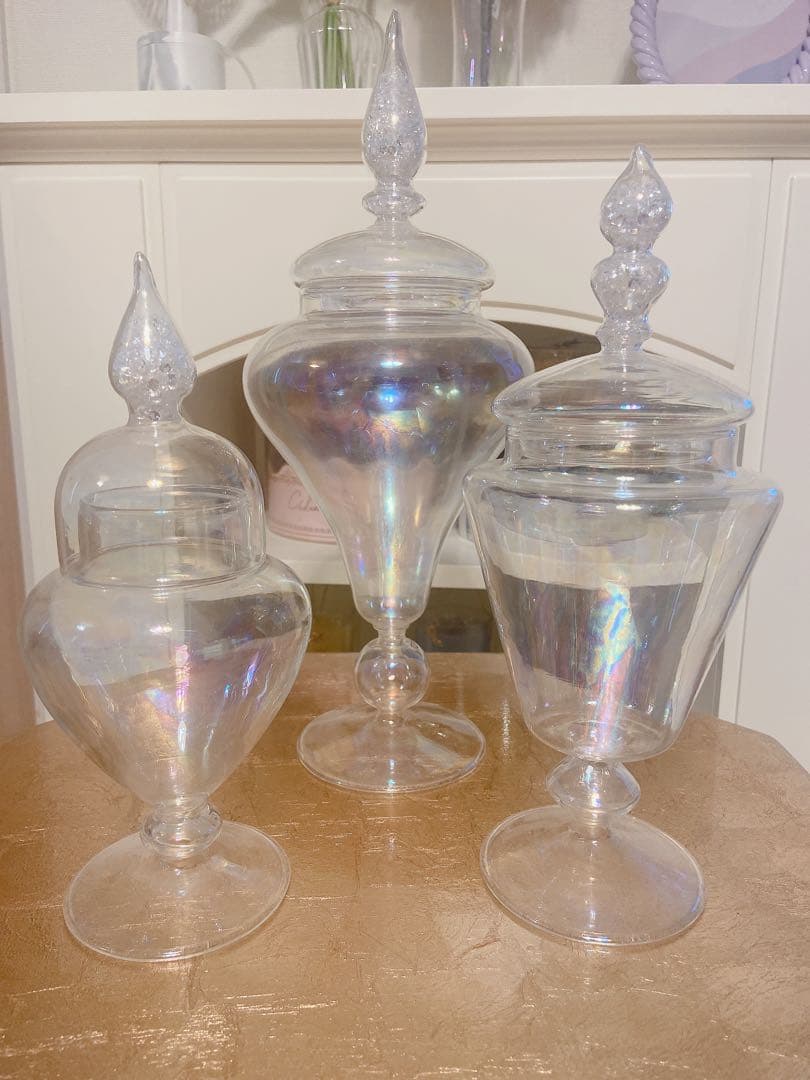 ※専用※ Francfranc ガラスジャー　ＳＭＬ　3点セット