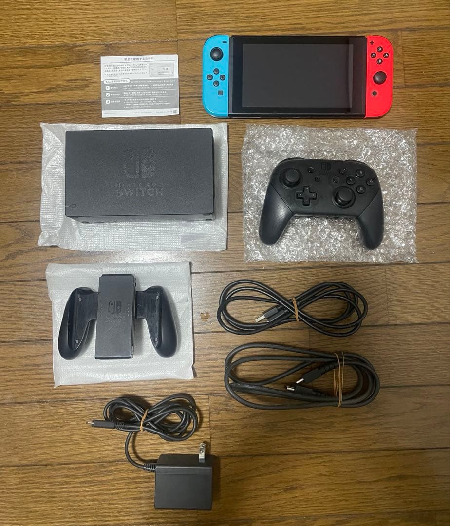 Nintendo Switch ネオンブルー/ネオンレッド 本体 プロコン付き