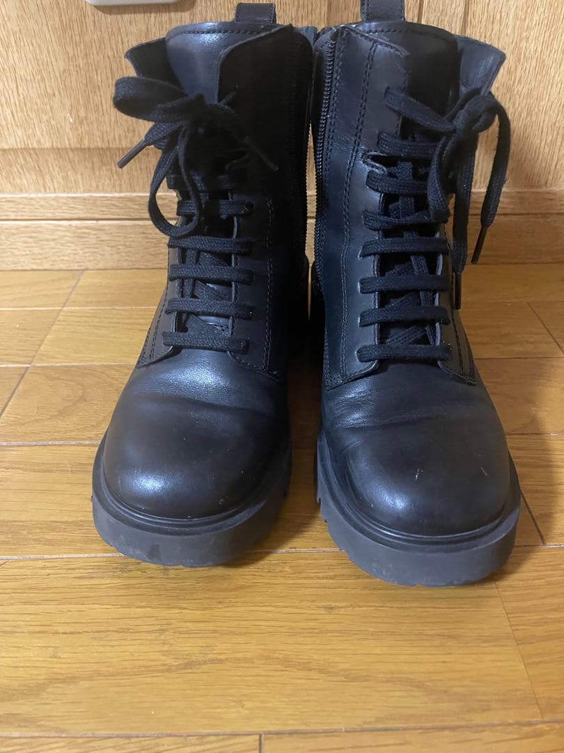 美品 CAMPER カンペールレザー レースアップ ショートブーツ サイズ36