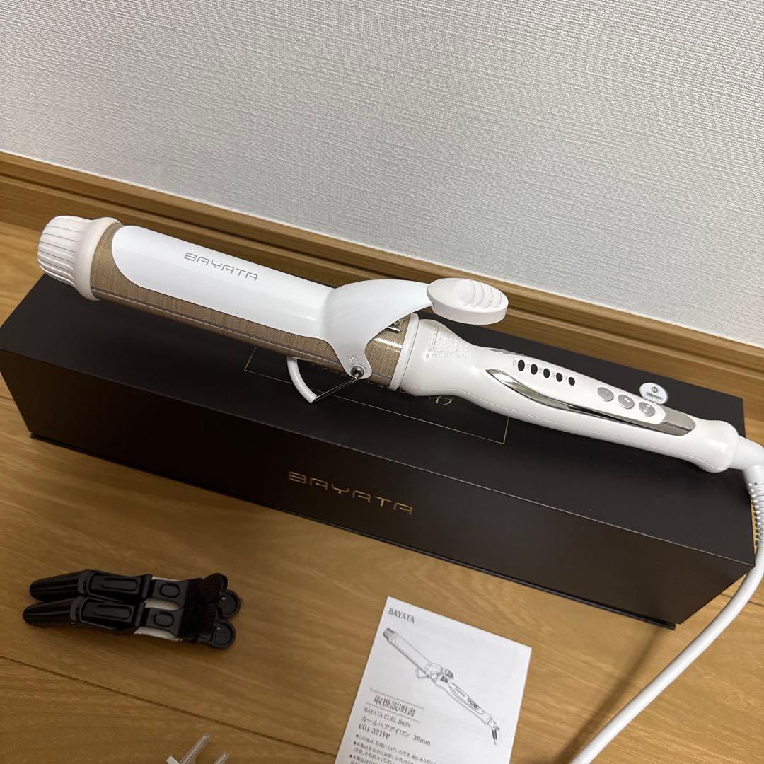 BAYATA コテ 38MM ヘアアイロン カールアイロン