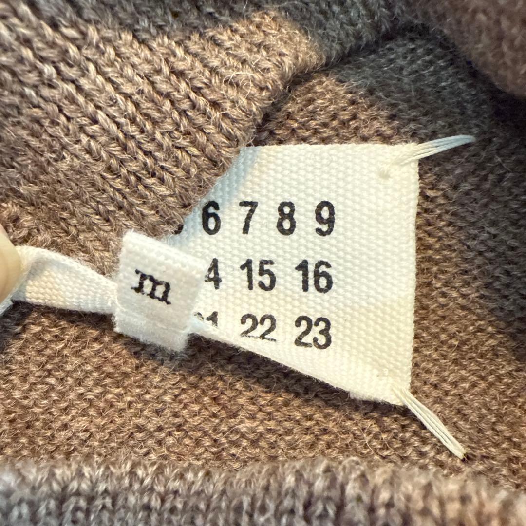 メゾンマルジェラ　タートルネックセーター　エルボーパッチ