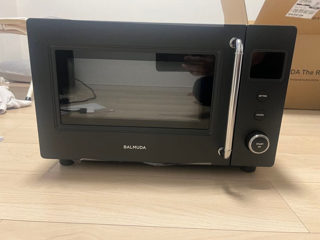 電子レンジ・オーブン BALMUDA The Range S (KRN01JP-BK)