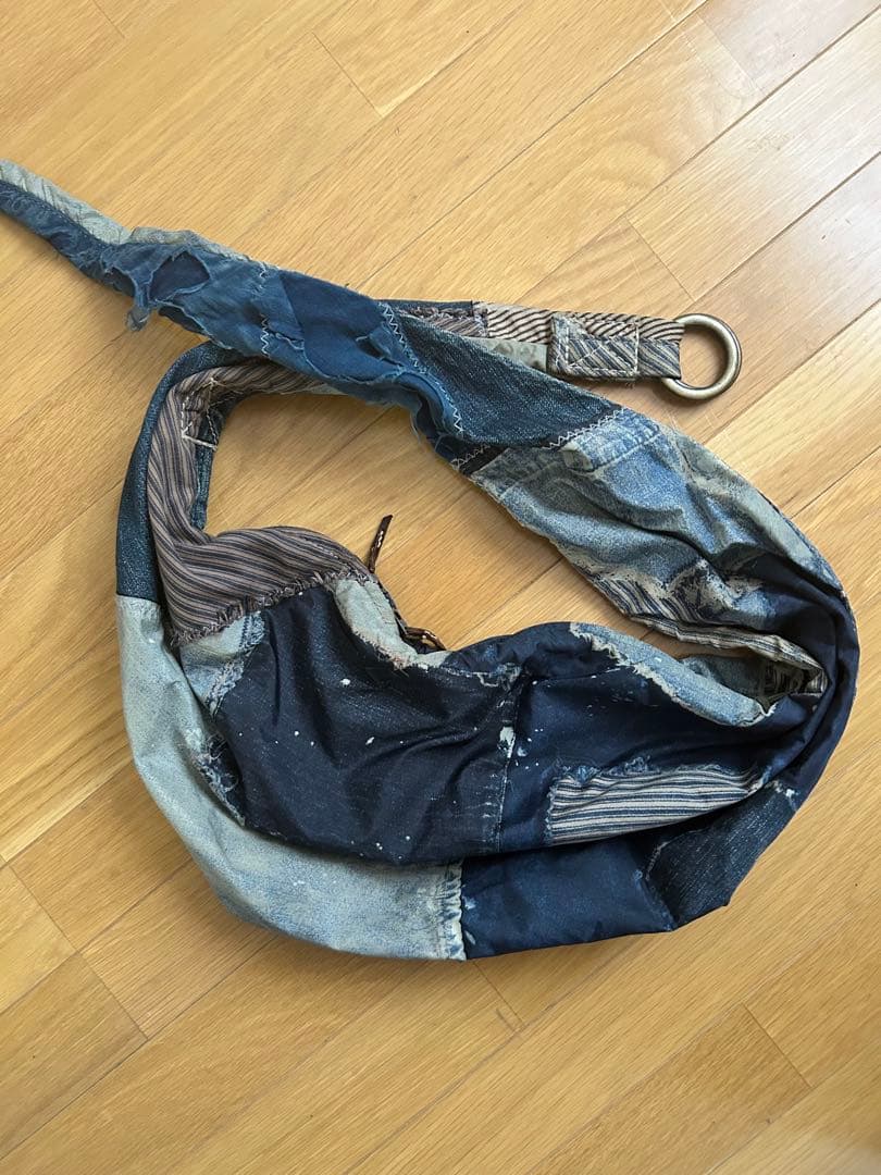 お値下げ！kapital 襤褸と襤褸転写生地 boro ボロスナフキンバッグ