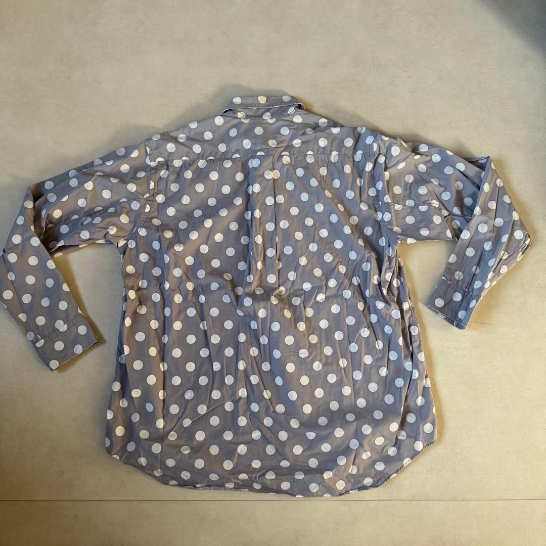 コムデギャルソンシャツ ドット柄デザインシャツ S