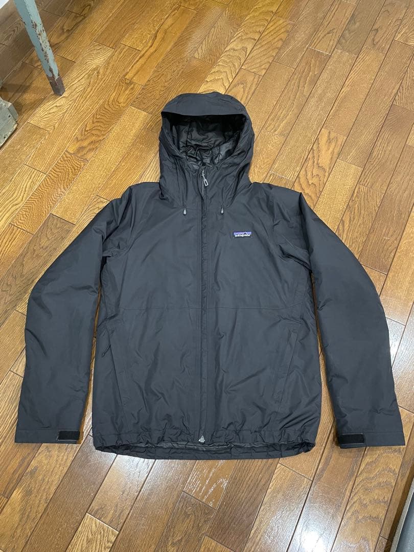 パタゴニア インサレーテッドトレントシェル XSサイズ ブラック