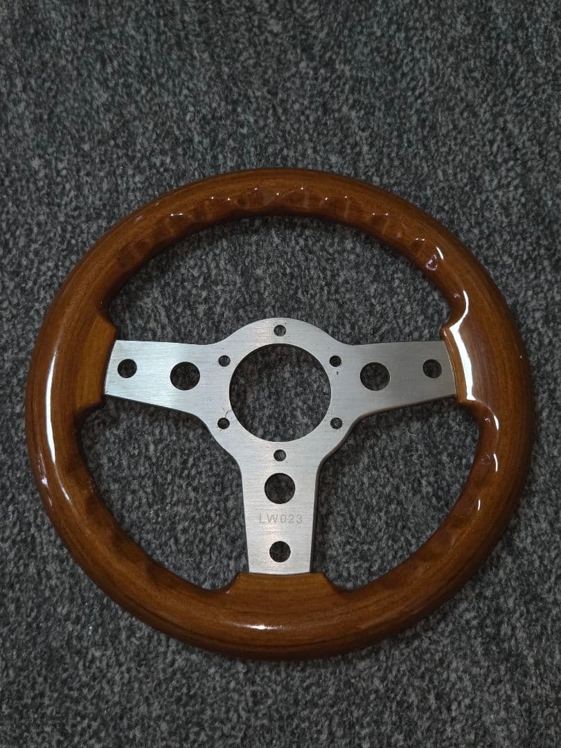 水野ワークス ウッドステアリング 28パイ