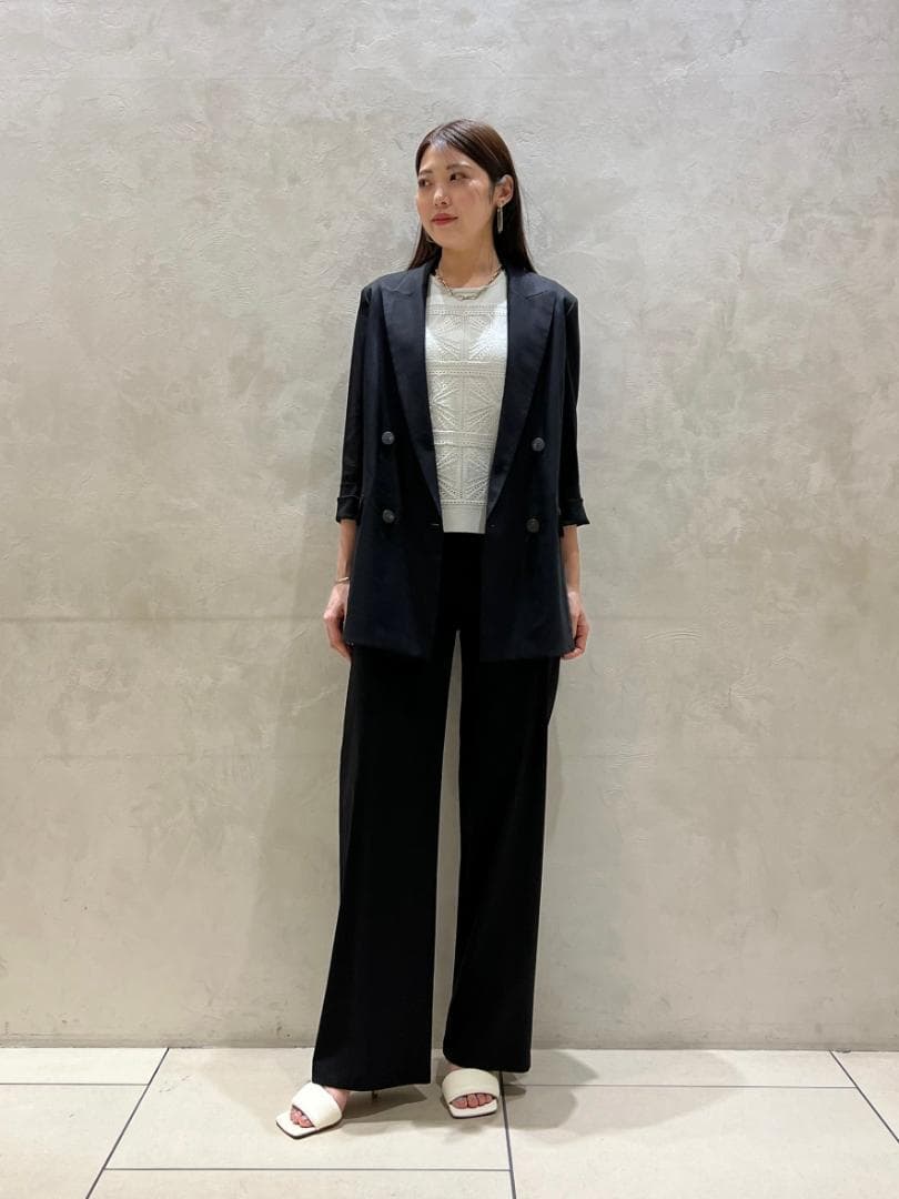 未使用級★セオリー★2024★夏に活躍！パンツセットアップスーツ★ショッパー付