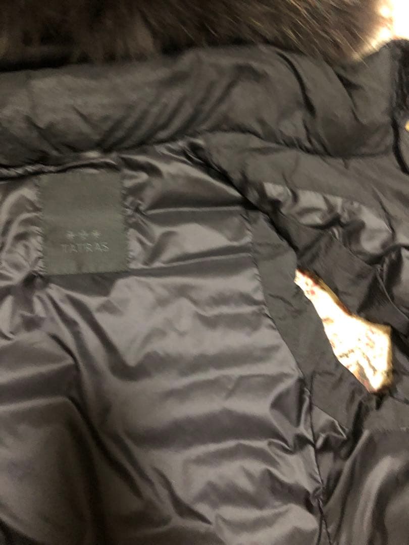 TATRAS フード付　オルシエラ　 ダウンベスト 01 ブラック