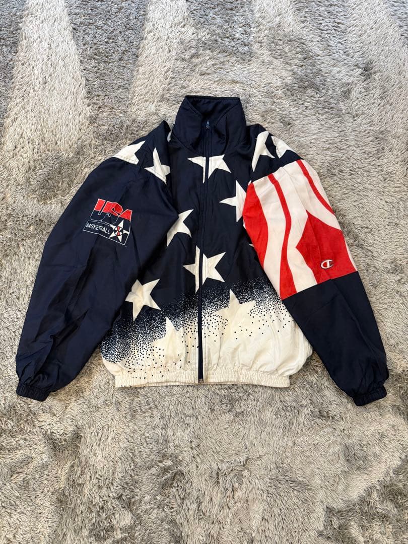 Champion オリンピック ドリームチーム ナイロン ジャケット