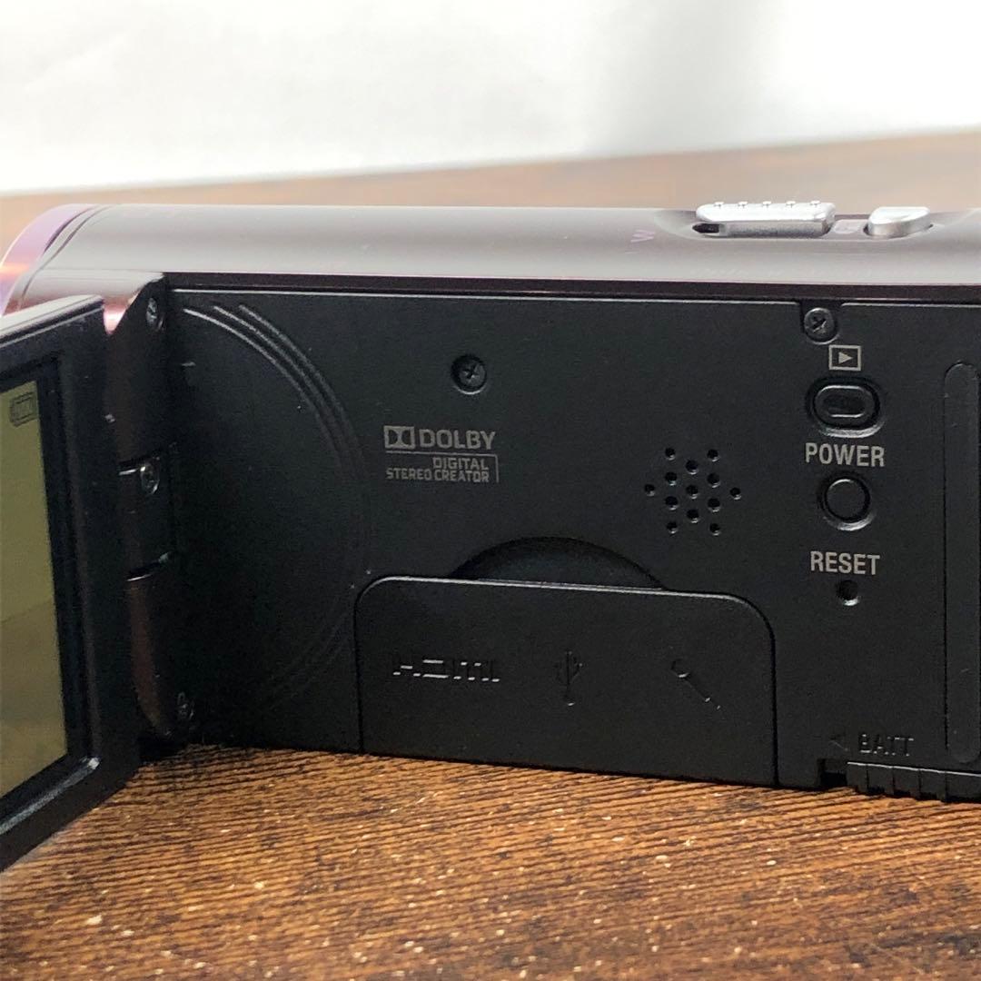 動作確認済 SONY HDR-CX270V ボルドーブラウン 内蔵メモリ32GB