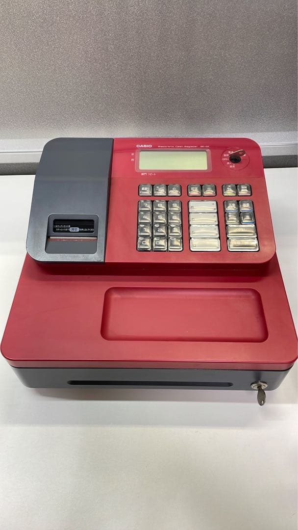 CASIO レジスター レジ SE-G2-RD 動作品 人気カラー