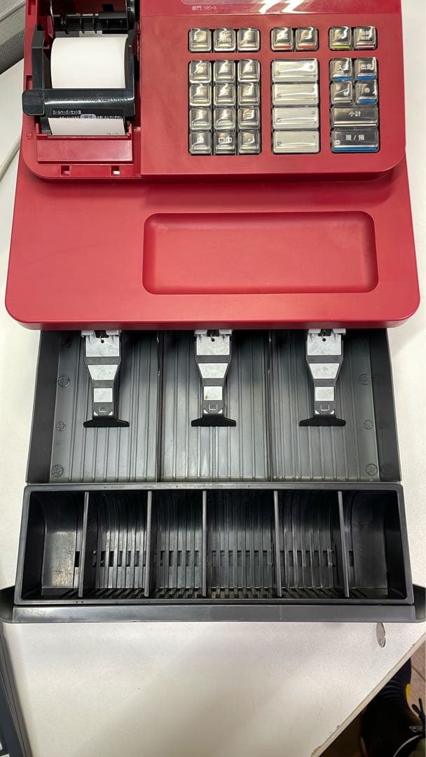 CASIO レジスター レジ SE-G2-RD 動作品 人気カラー