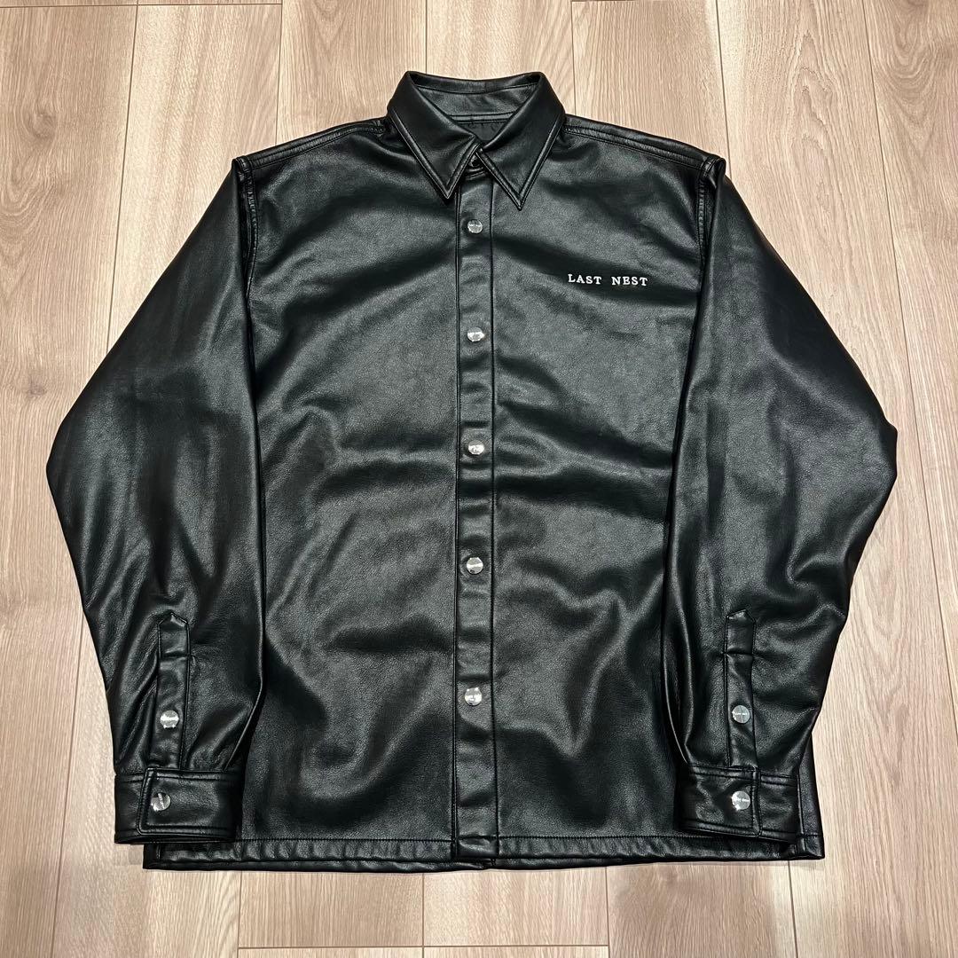 last nest レザーシャツ　nubian breath badhop