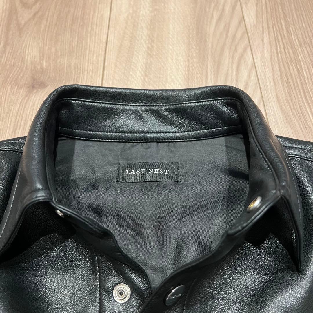 last nest レザーシャツ　nubian breath badhop