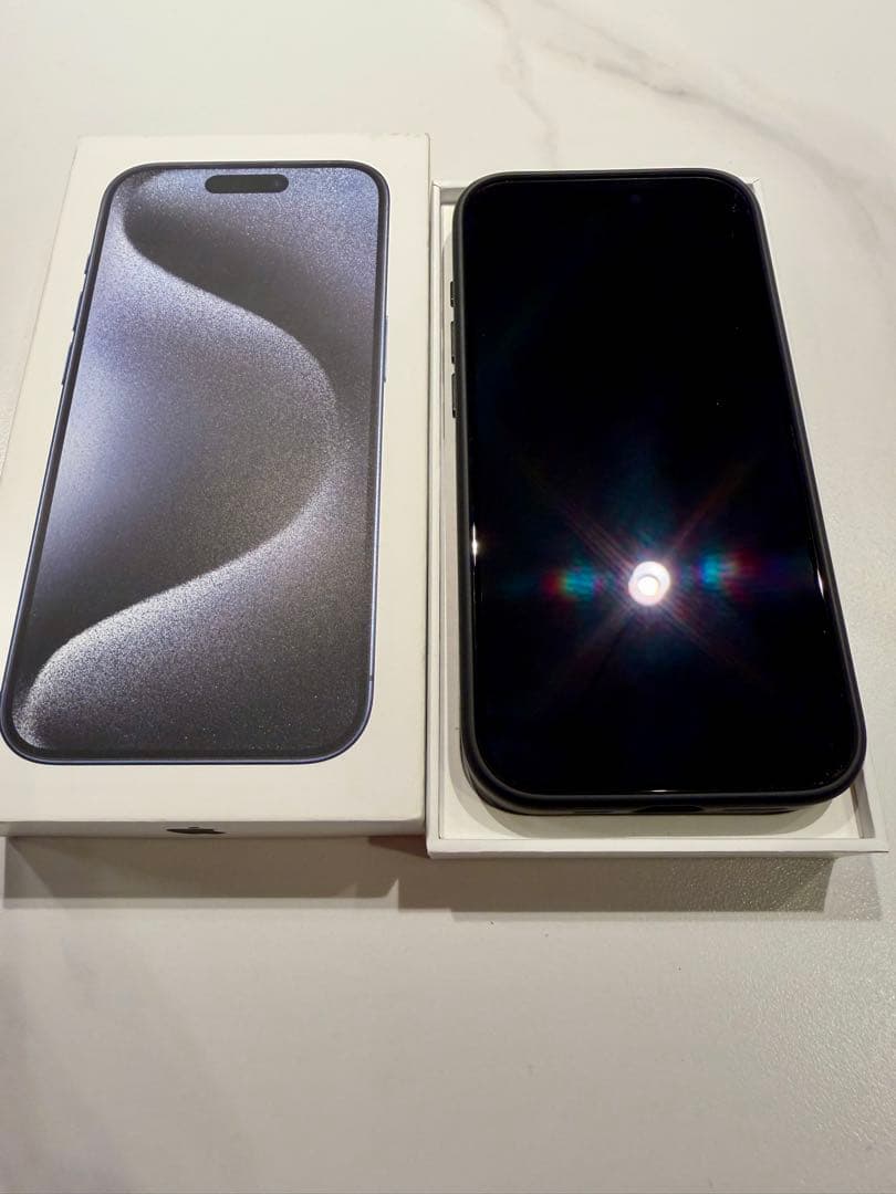 Apple iPhone 15 Pro 1TB ブルーチタニウム 本体