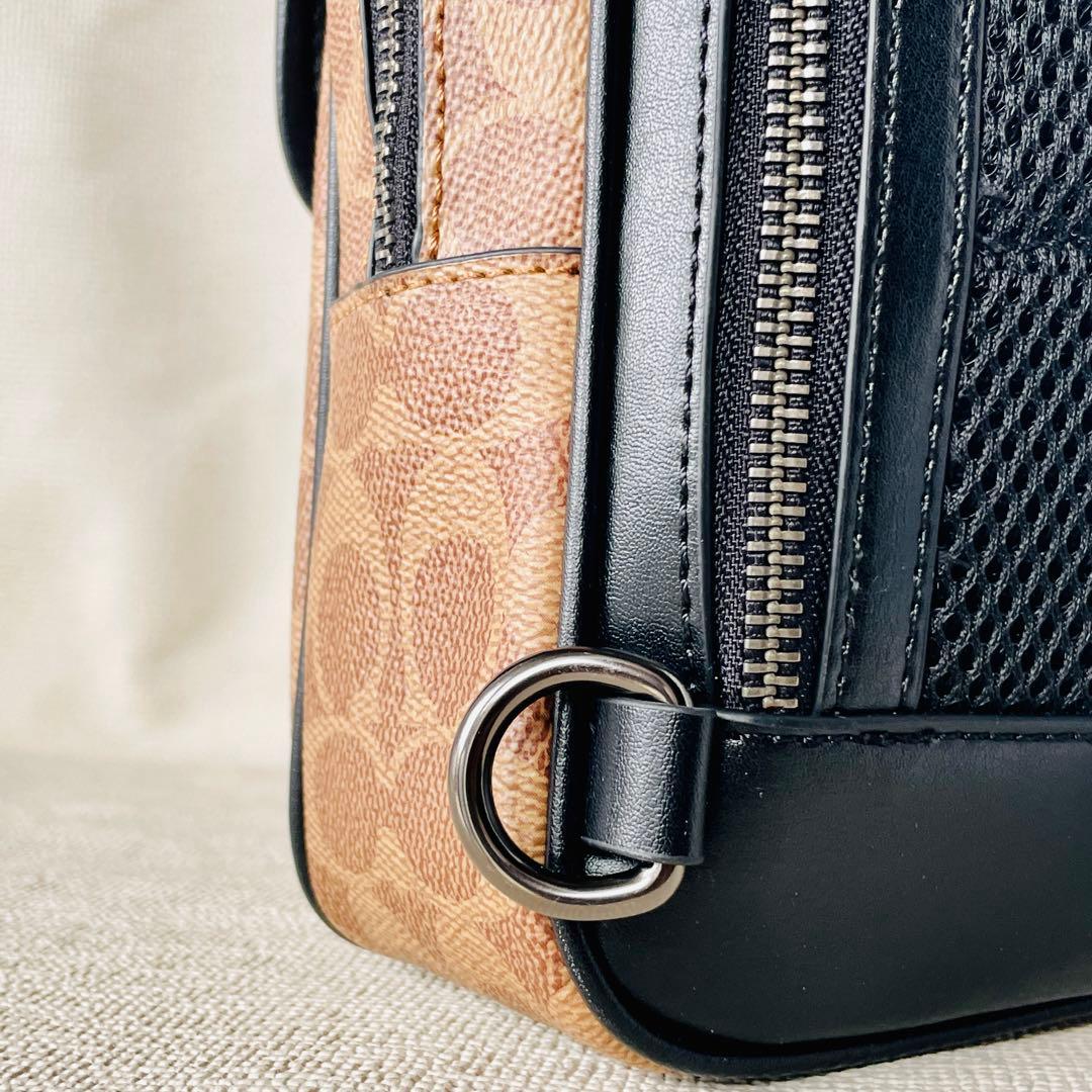 【新品未使用】#タグ無.COACH.ベックパック.シグネチャー.CM378