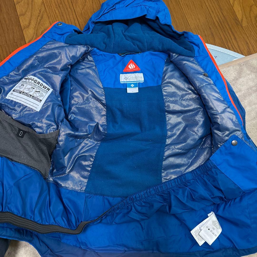 コロンビア スノーウェア キッズ Sサイズ 130 青