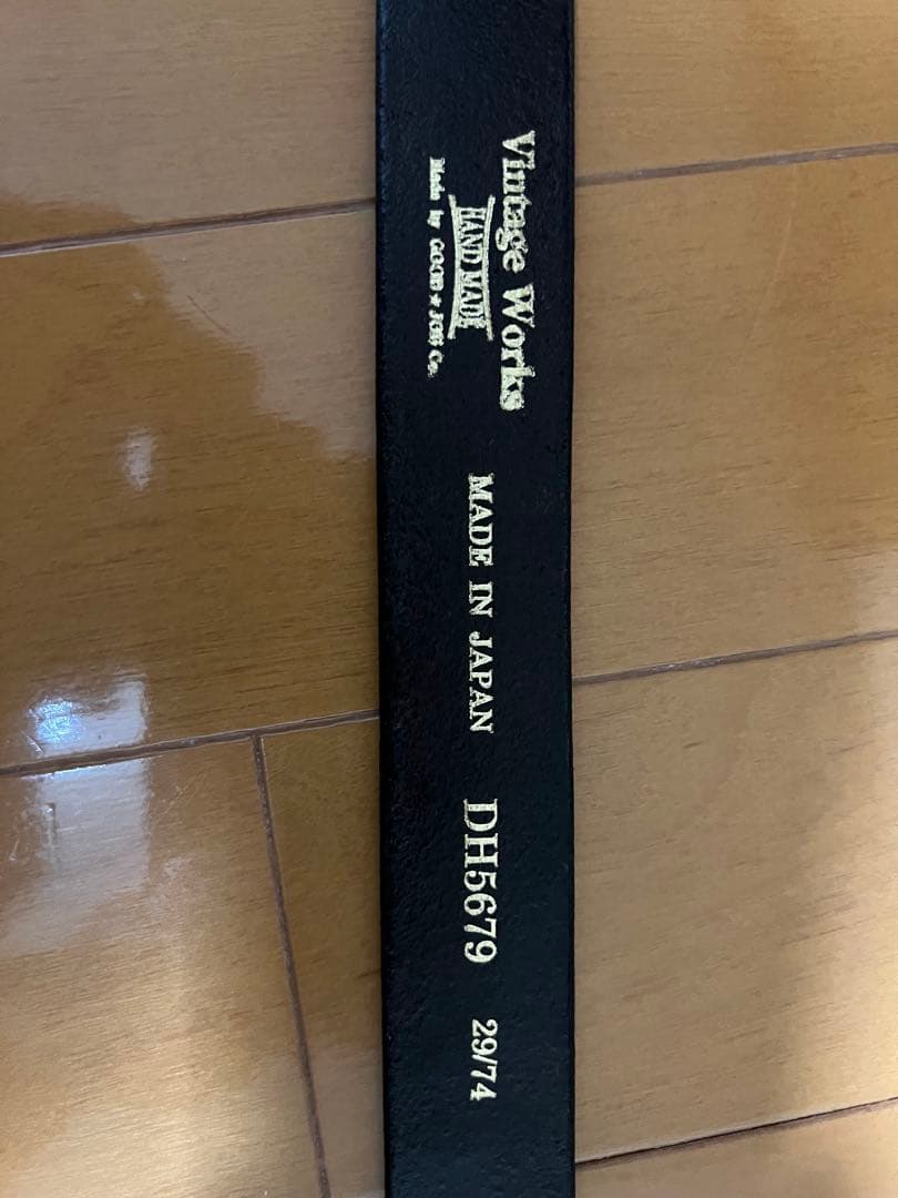 VINTAGE WORKS ベルト DH5679 29/74 ブロンズ