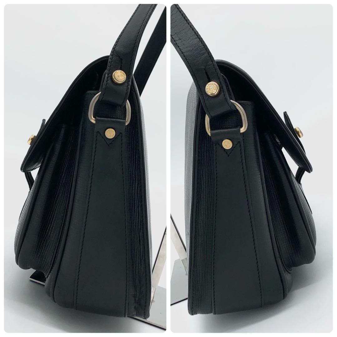 【極美品】ハンティングワールド　キャリーオール　メッセンジャーバッグ　レザー　黒