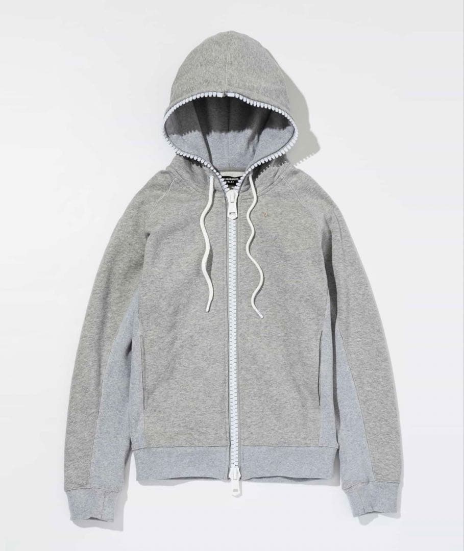 1PIU1UGUALE3 RELAX ウノピュウ ビッグファスナー パーカー