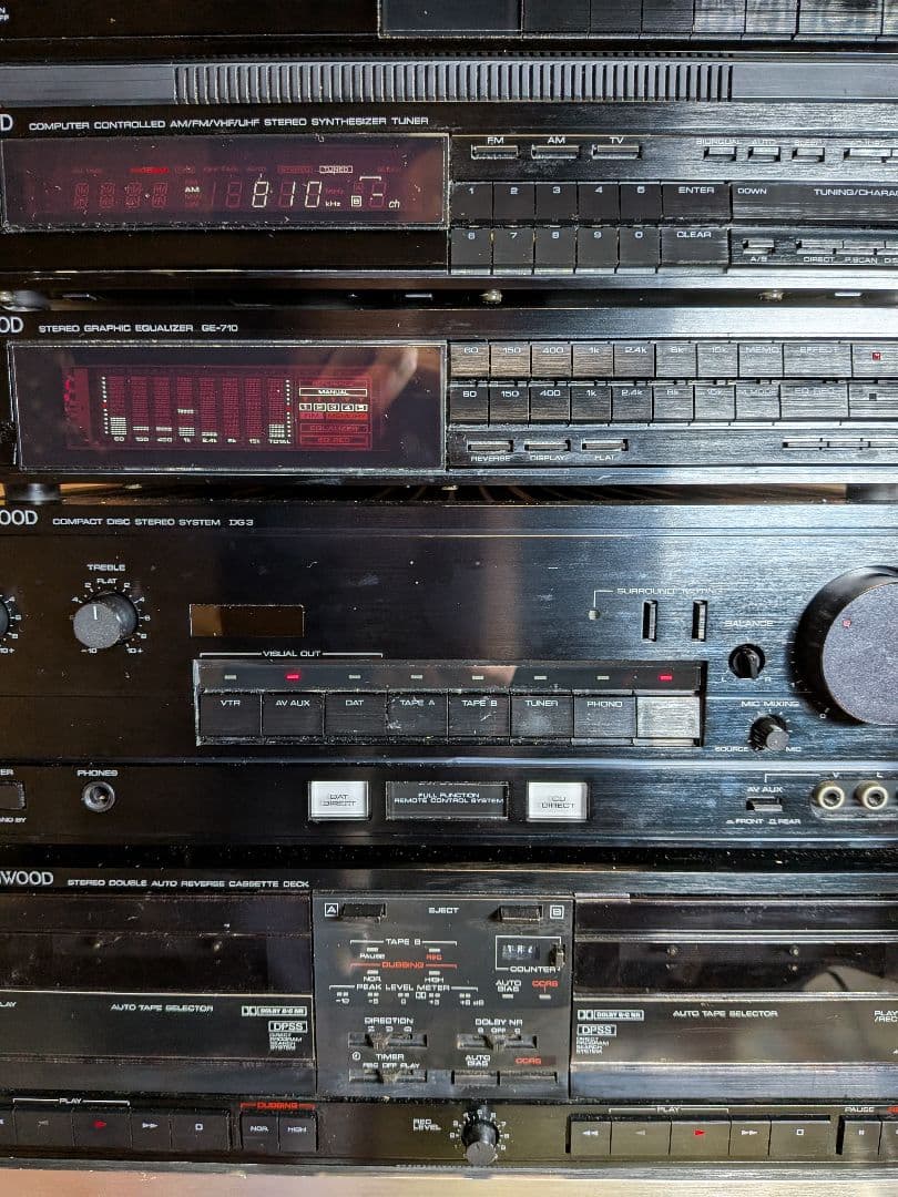 ★ KENWOOD ROXY DG3 コンポ 一部ジャンク