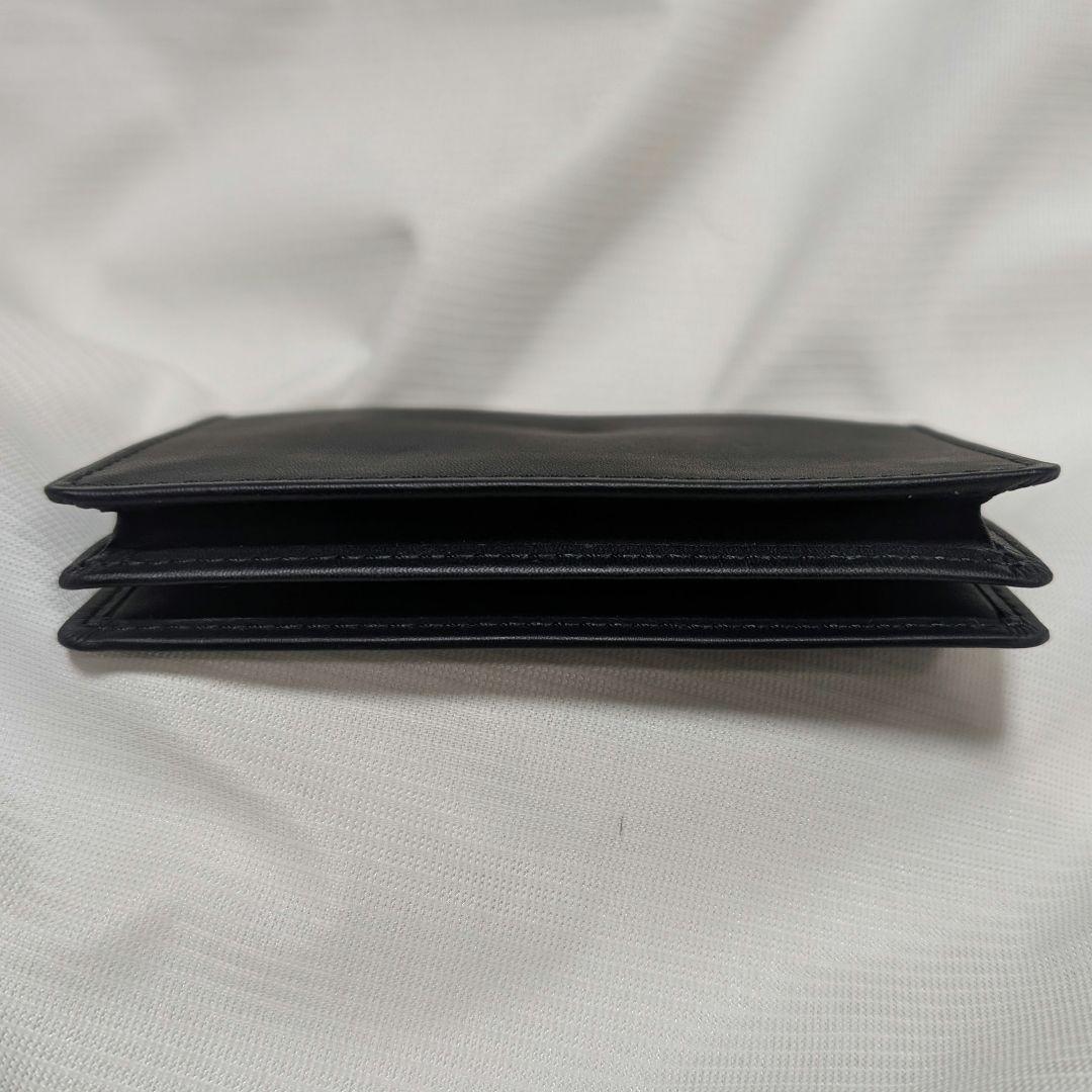 【YVES SAINT LAURENT】リアルレザーパスケース・名刺入れ