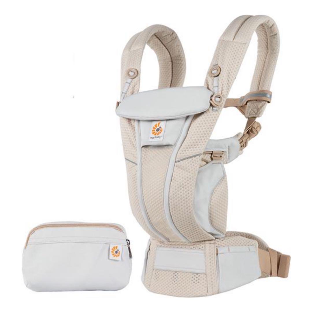 ergobaby 抱っこ紐 サンドベージュ　ポーチ、収納袋あり