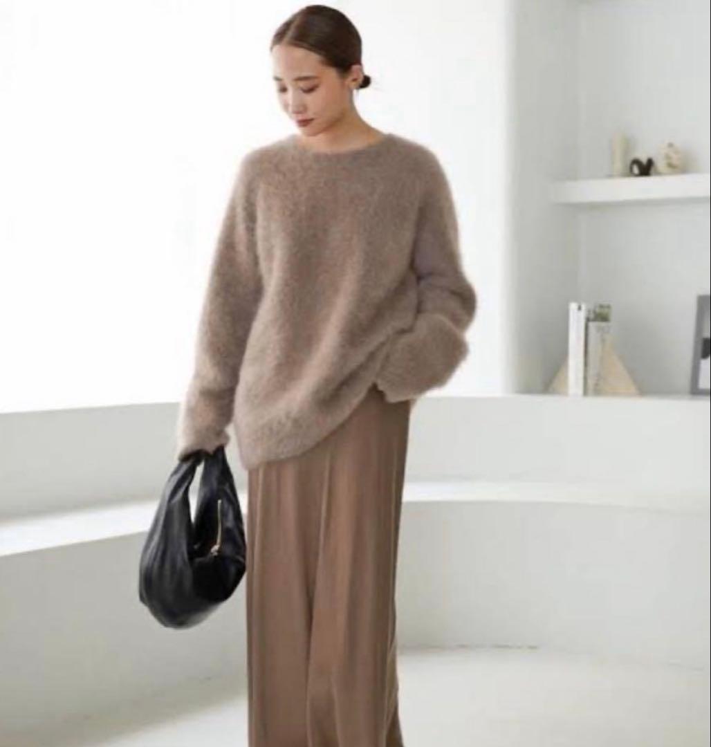 Deuxieme Classe DUET ニット キャメル