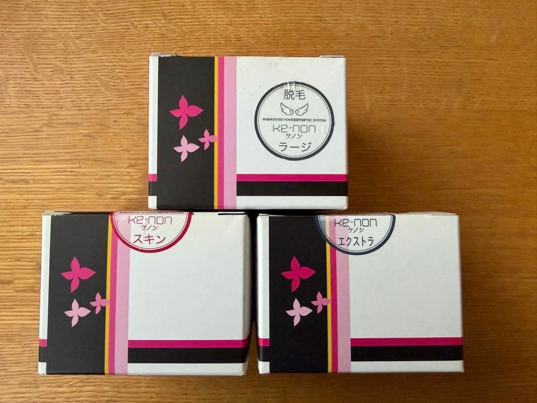 【未使用】ケノン 脱毛器 カートリッジ セット
