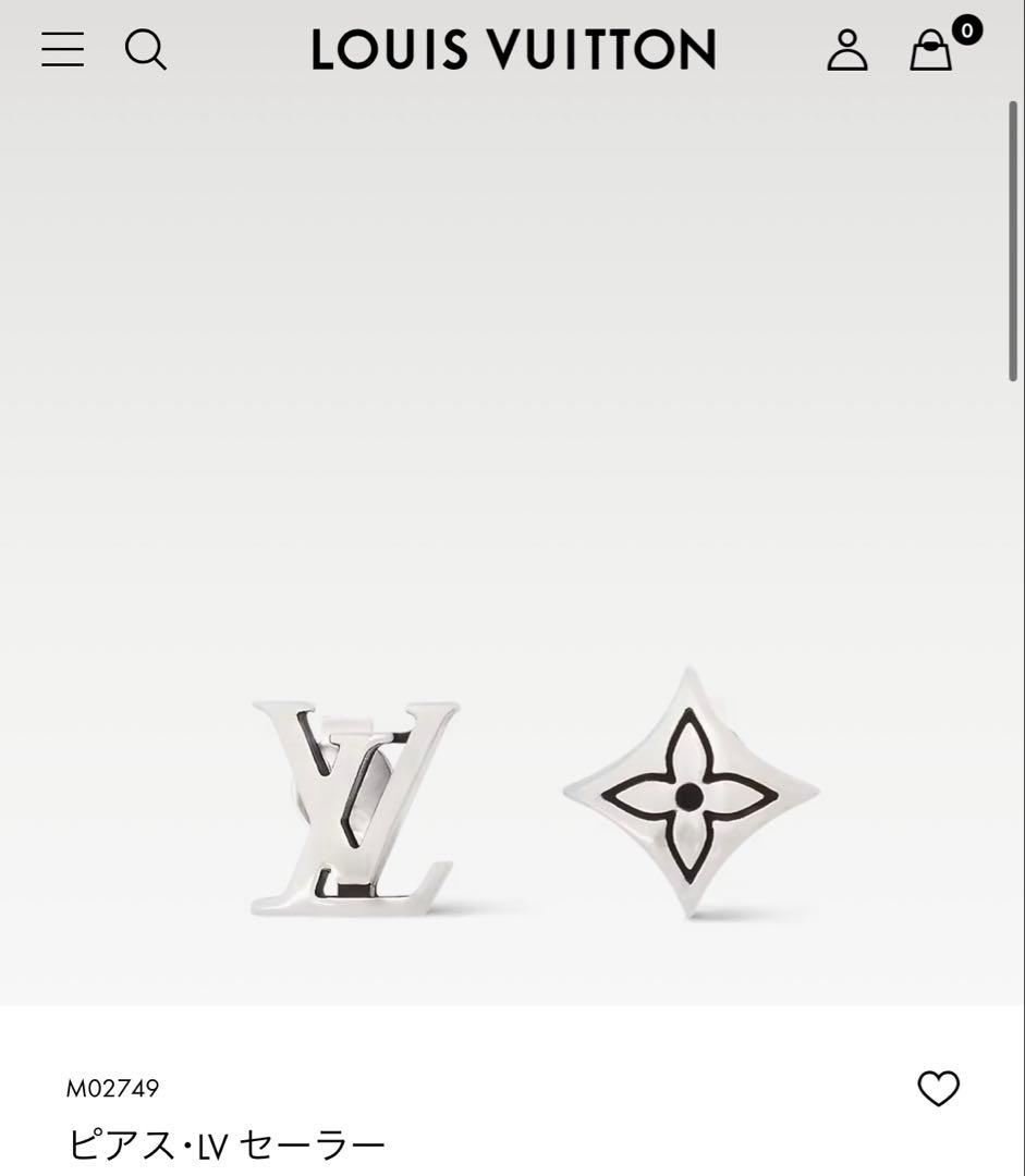 Louis Vuitton ピアス・LV セーラー　モノグラム（片耳）