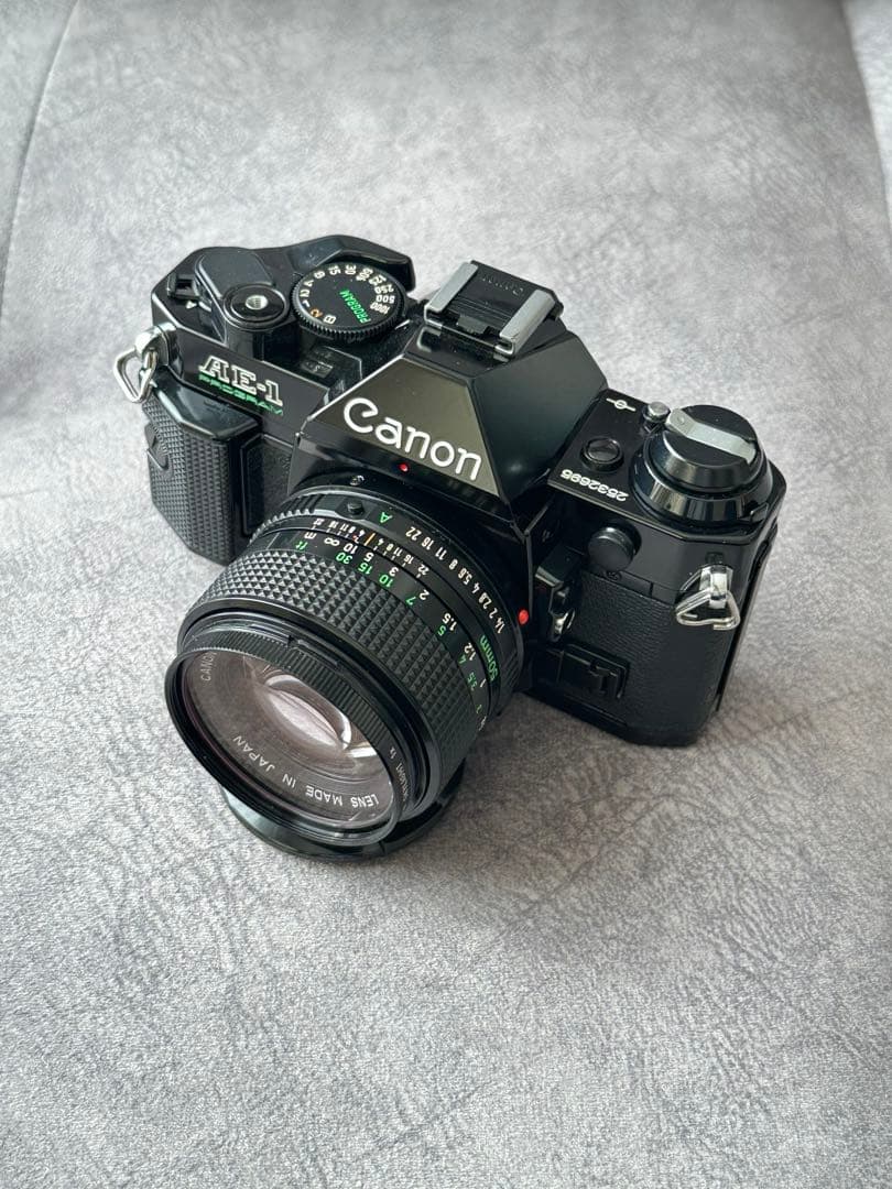【電源確認済】Canon AE-1 Program＋ FDレンズ2本+各種備品